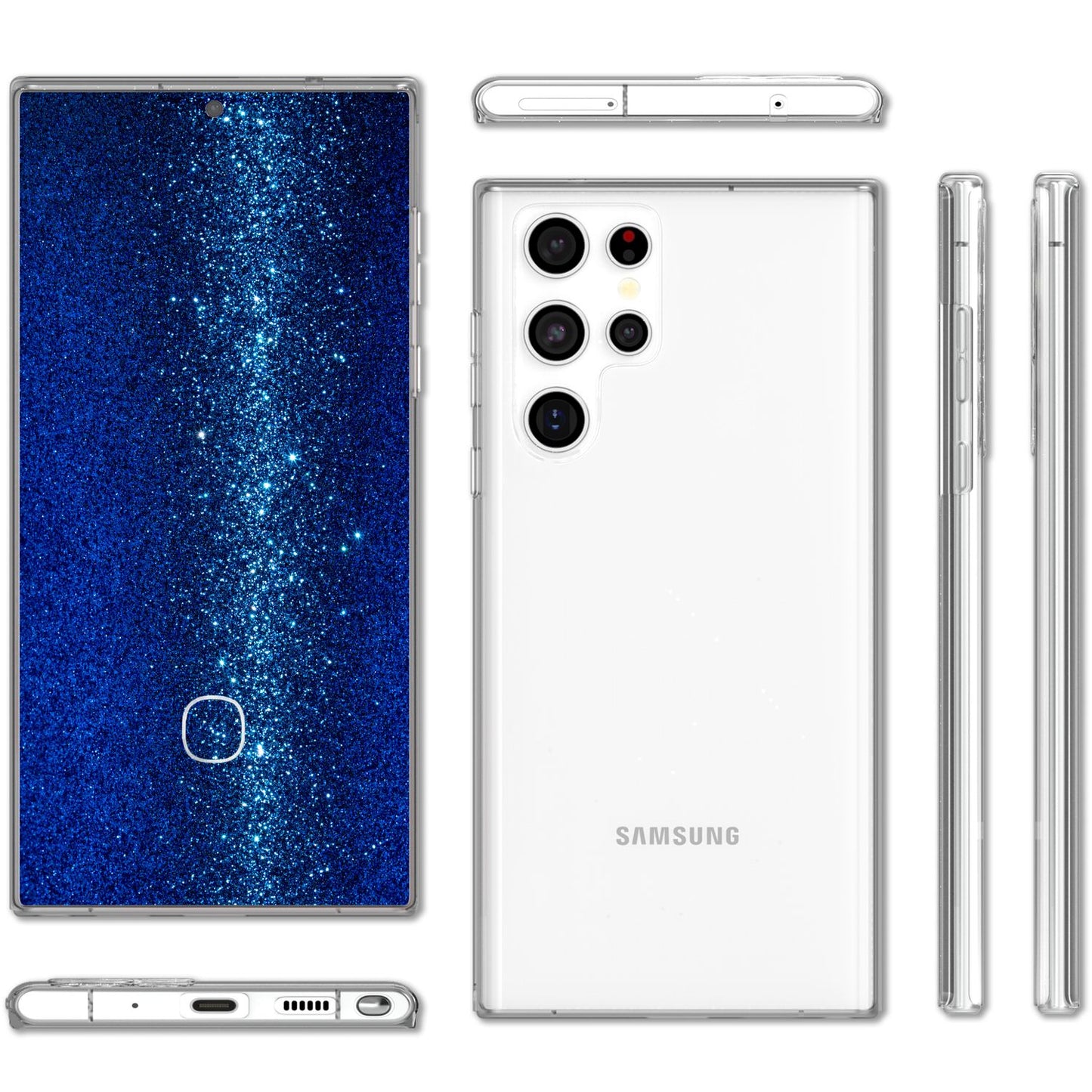 NALIA 360° Hülle für Samsung Galaxy S22 Ultra – Vorne & Hinten Schutz – 360GUARD (Full-Body Case) – Marke aus Berlin