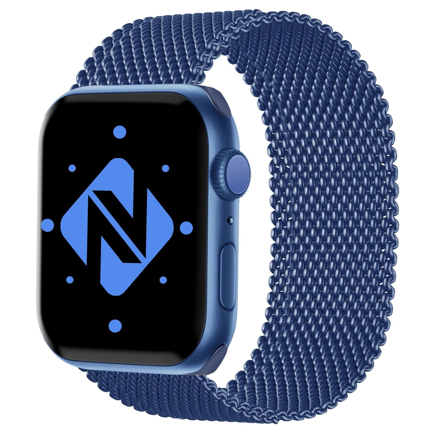 NALIA Milanaise Edelstahl Smart Watch Armband kompatibel mit Apple Watch Armband Ultra/SE & Series 8/7/6/5/4/3/2/1, 42mm 44mm 45mm 49mm, iWatch-Band Magnet-Verschluss, Metall