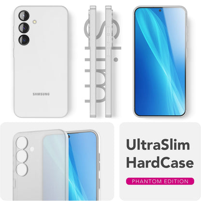NALIA Ultra Slim Hardcase für Samsung Galaxy S25 – Matt & 0.3mm Dünn – PHANTOM (Dünnes Cover & Kamera-Vollschutz) – Marke aus Berlin