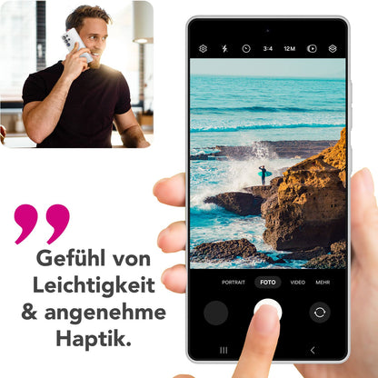 NALIA Ultra Slim Hardcase für Samsung Galaxy S25 Ultra – Matt & 0.3mm Dünn – PHANTOM (Dünnes Cover & Kamera-Vollschutz) – Marke aus Berlin