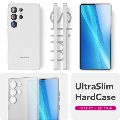 NALIA Ultra Slim Hardcase für Samsung Galaxy S25 Ultra – Matt & 0.3mm Dünn – PHANTOM (Dünnes Cover & Kamera-Vollschutz) – Marke aus Berlin