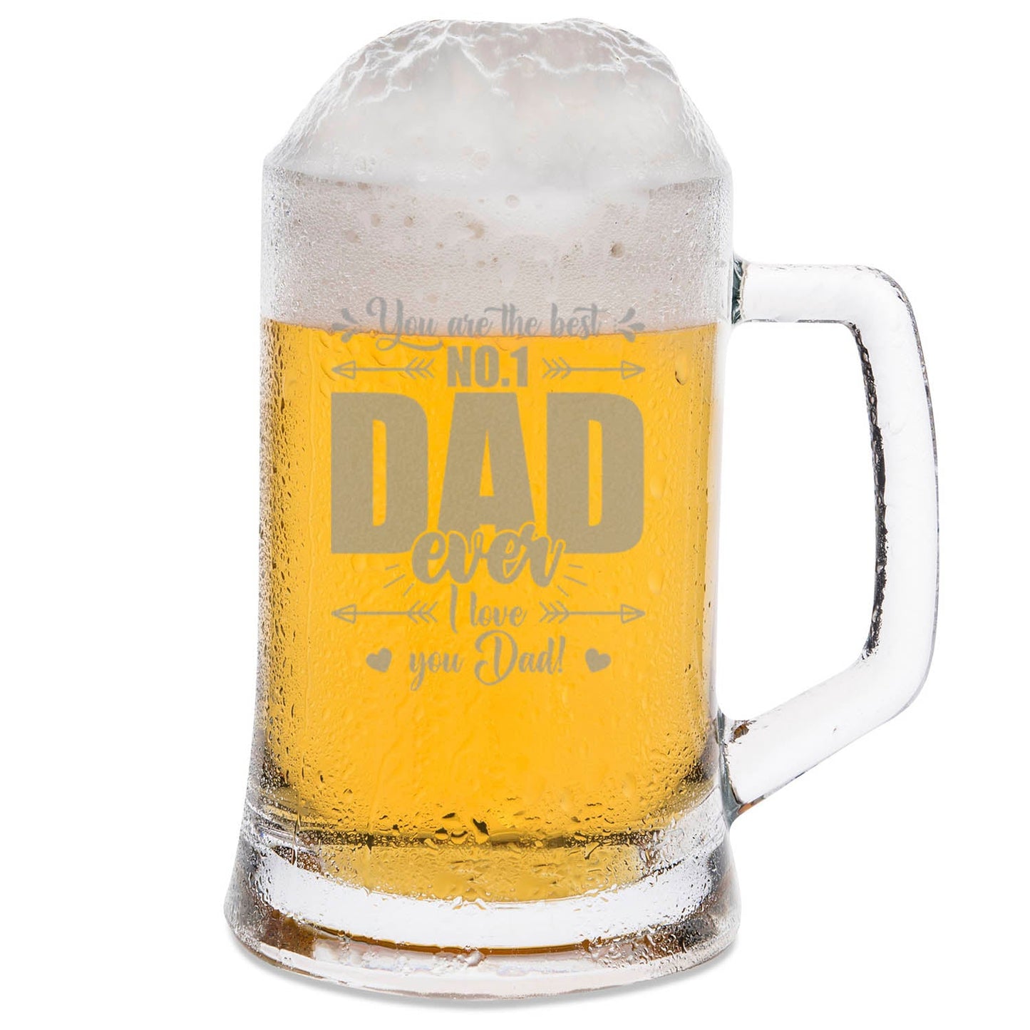Montana Bierkrug mit Gravur "No.1 Dad"