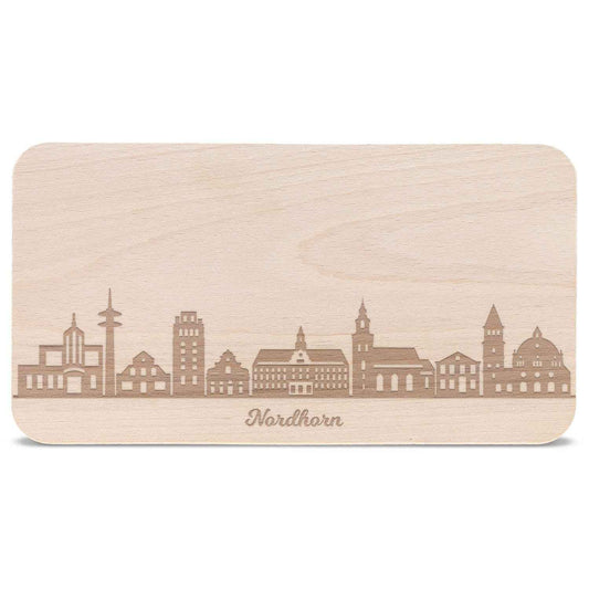 Frühstücksbrettchen Skyline Nordhorn