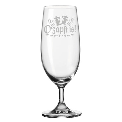 Leonardo Bierglas mit Gravur "O'zapft is!"