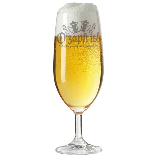 Leonardo Bierglas mit Gravur "O'zapft is!"