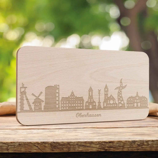 Frühstücksbrettchen Skyline Oberhausen