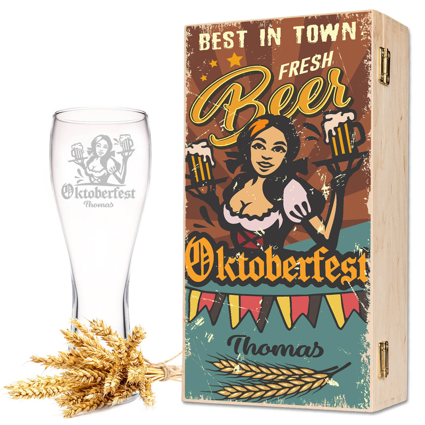Leonardo Weizenglas "Oktoberfest Madl" mit Namen
