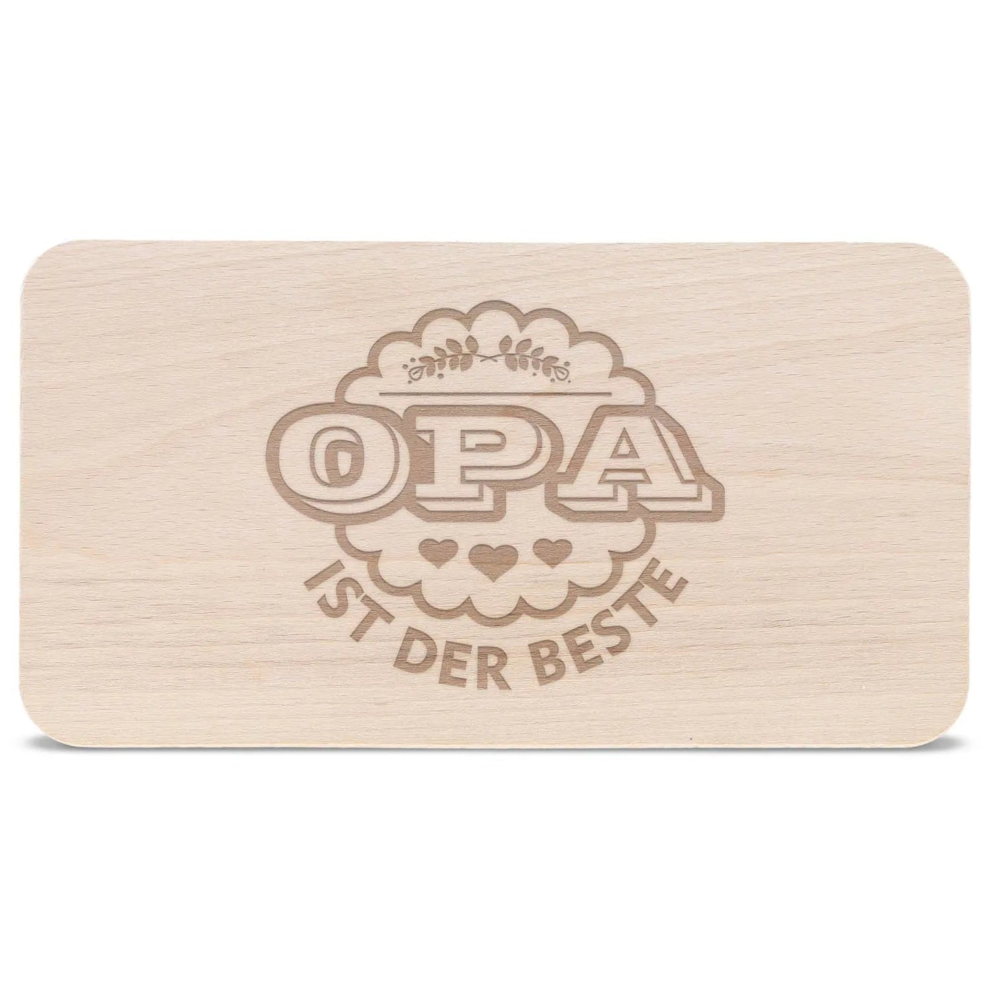 Schneidebrett Frühstücksbrettchen "Opa ist der Beste"