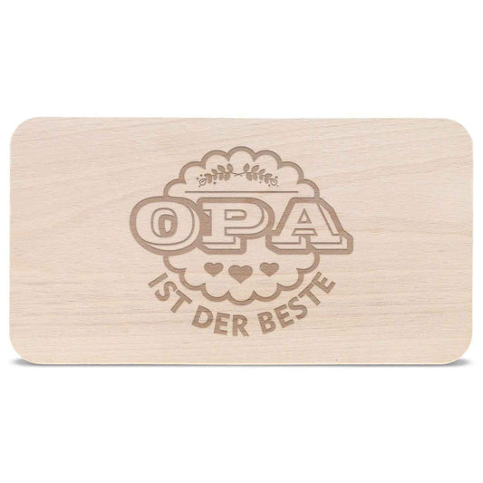 Schneidebrett Frühstücksbrettchen "Opa ist der Beste"