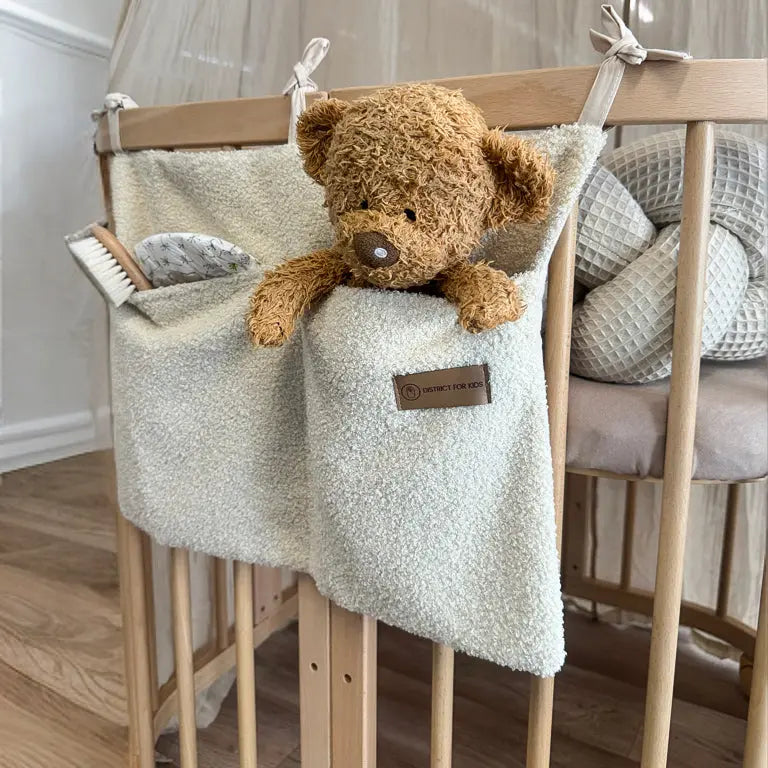Organizer Bouclé - Ordnung am Babybett