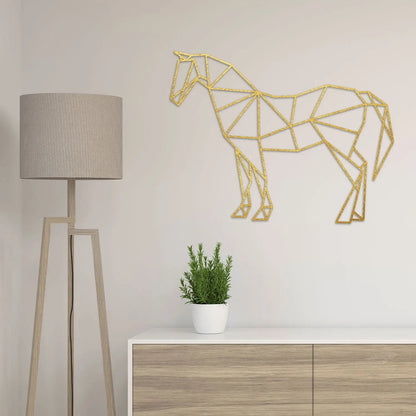 Origami Pferd aus Holz -