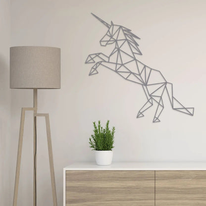 Origami Einhorn V2 aus Holz -