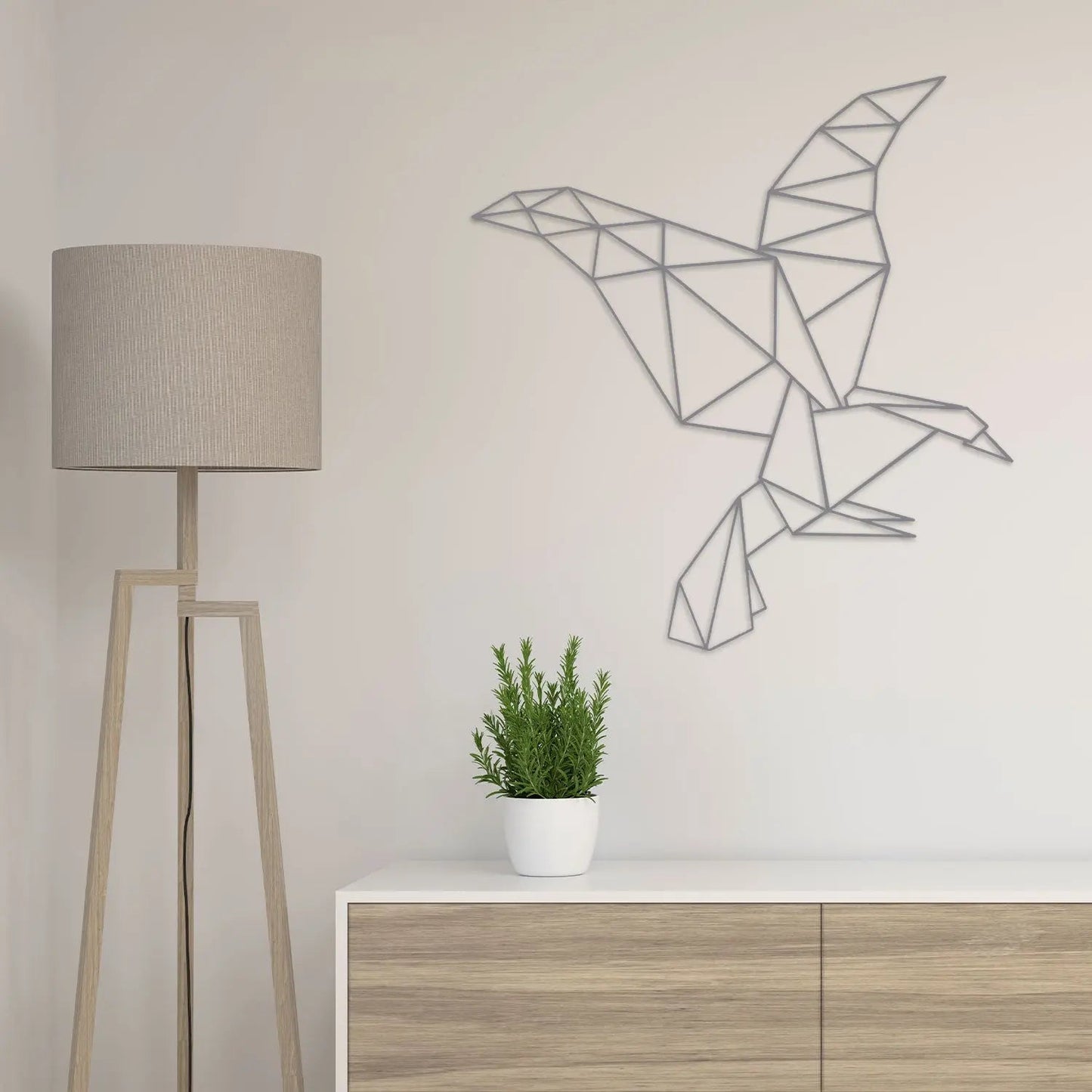 Origami Adler aus Holz -