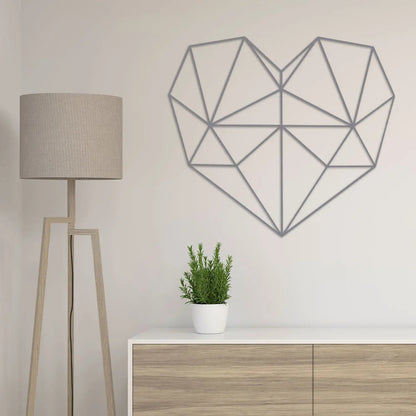 Origami 3D Herz aus Holz -