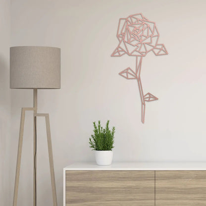 Origami Rose aus Holz -