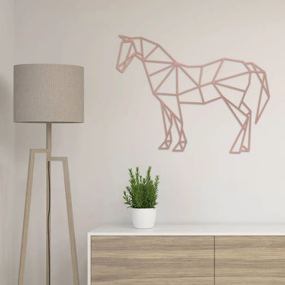 Origami Pferd aus Holz -