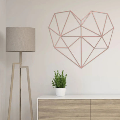 Origami 3D Herz aus Holz -