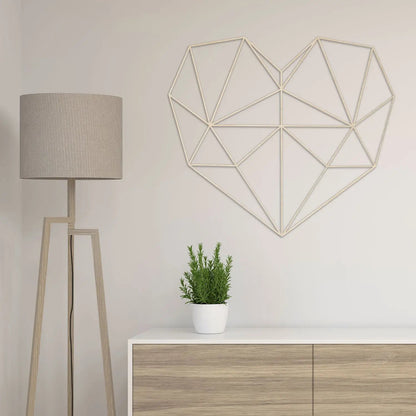 Origami 3D Herz aus Holz -