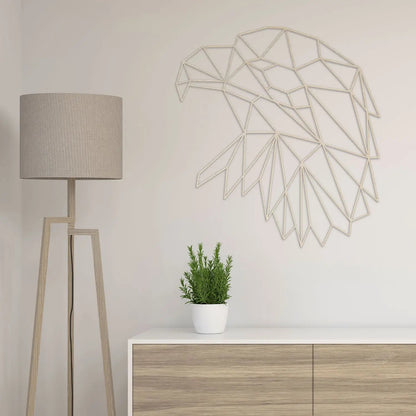 Origami Adlerkopf aus Holz -