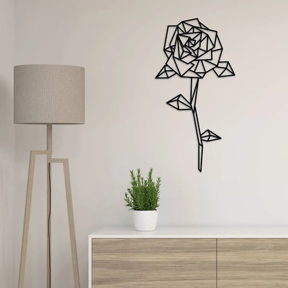 Origami Rose aus Holz -