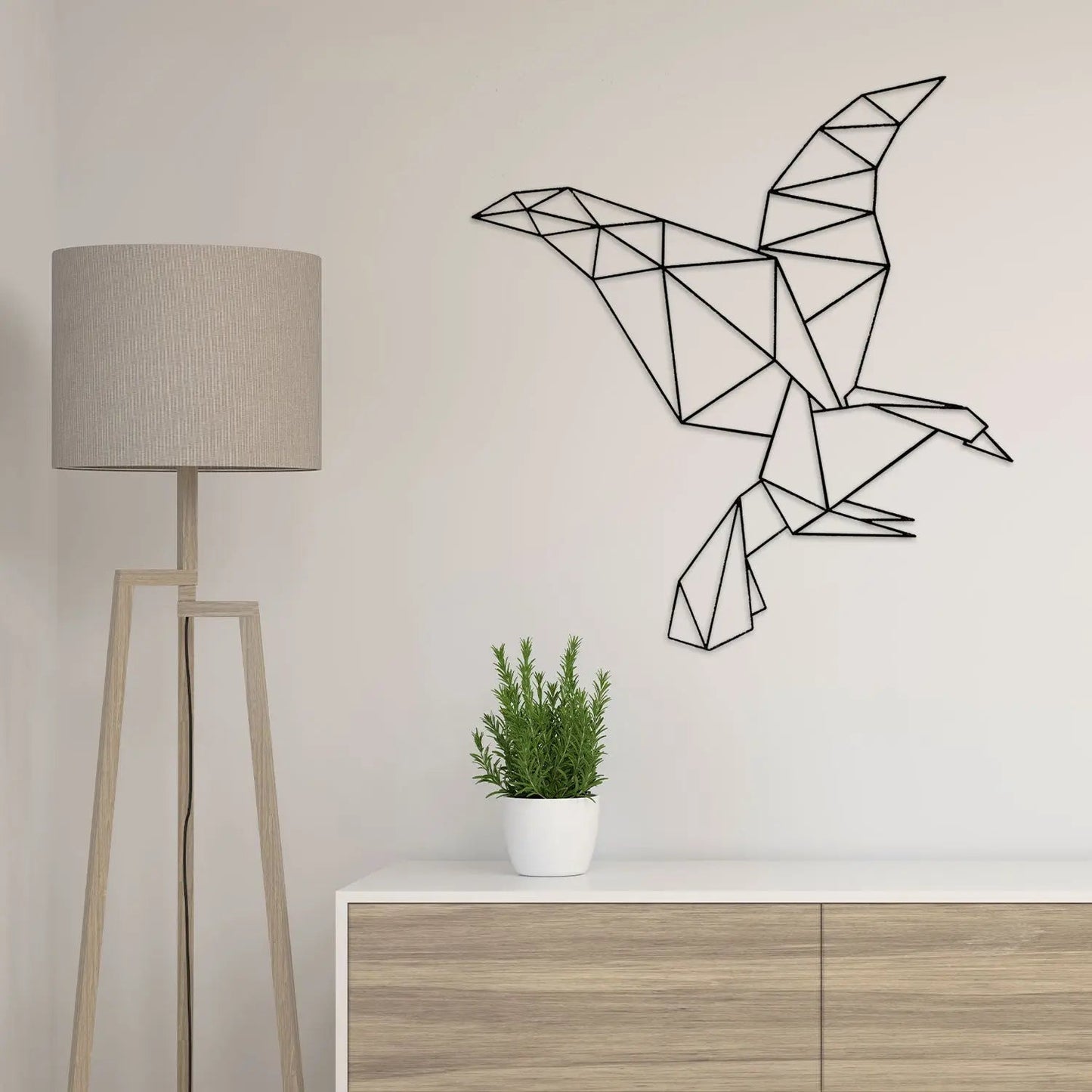 Origami Adler aus Holz -