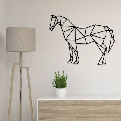 Origami Pferd aus Holz -