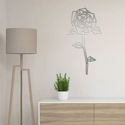 Origami Rose aus Holz -