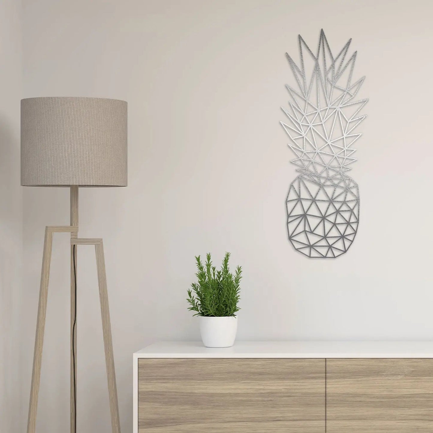 Origami Ananas aus Holz