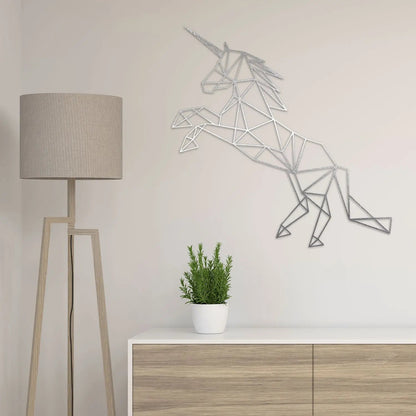 Origami Einhorn V2 aus Holz -