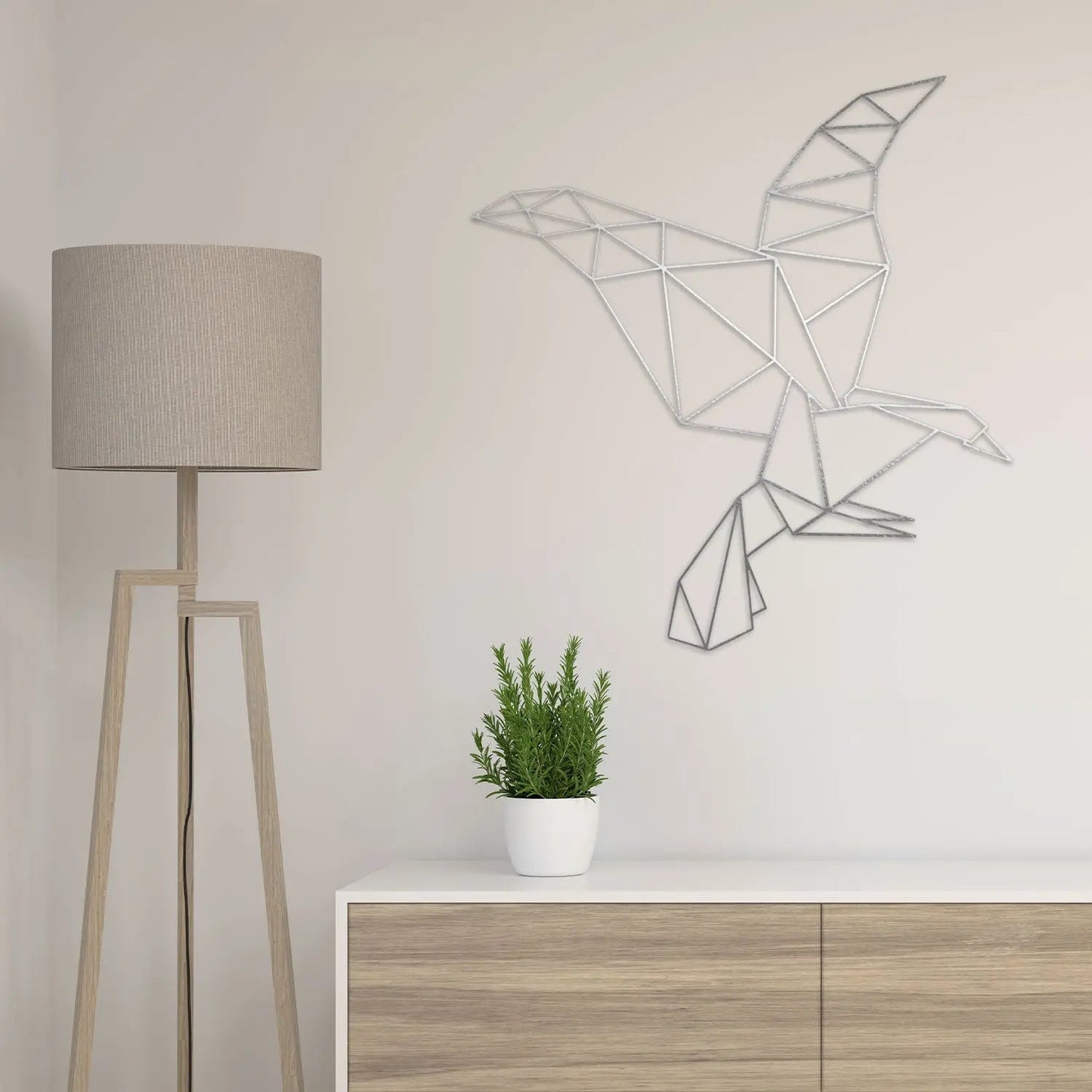 Origami Adler aus Holz -