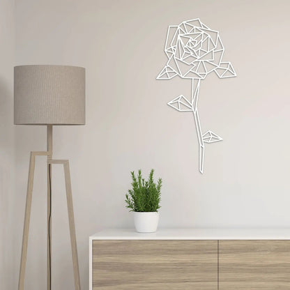 Origami Rose aus Holz -