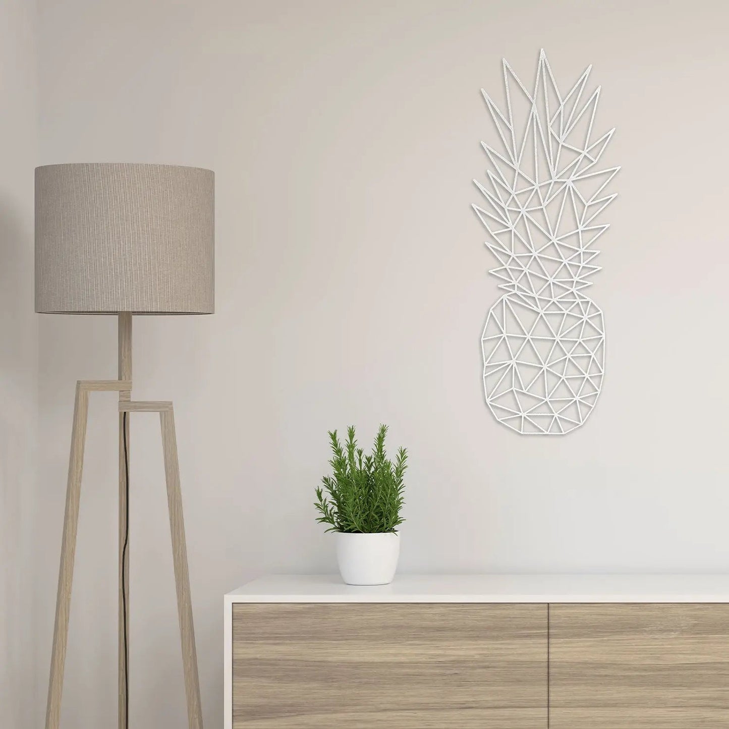 Origami Ananas aus Holz