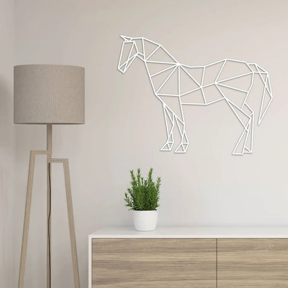 Origami Pferd aus Holz -