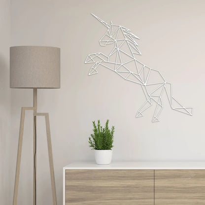 Origami Einhorn V2 aus Holz -