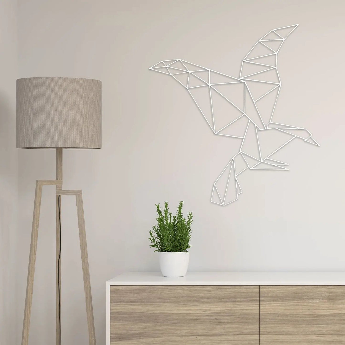 Origami Adler aus Holz -
