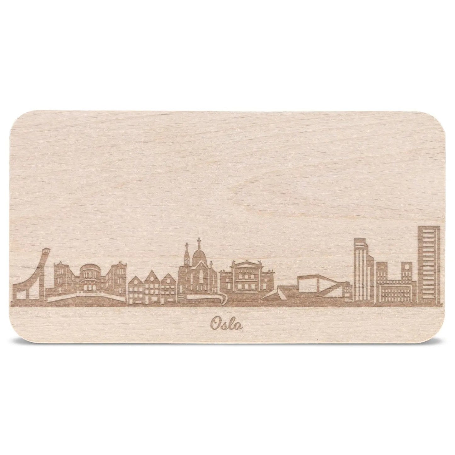 Frühstücksbrettchen Skyline Oslo
