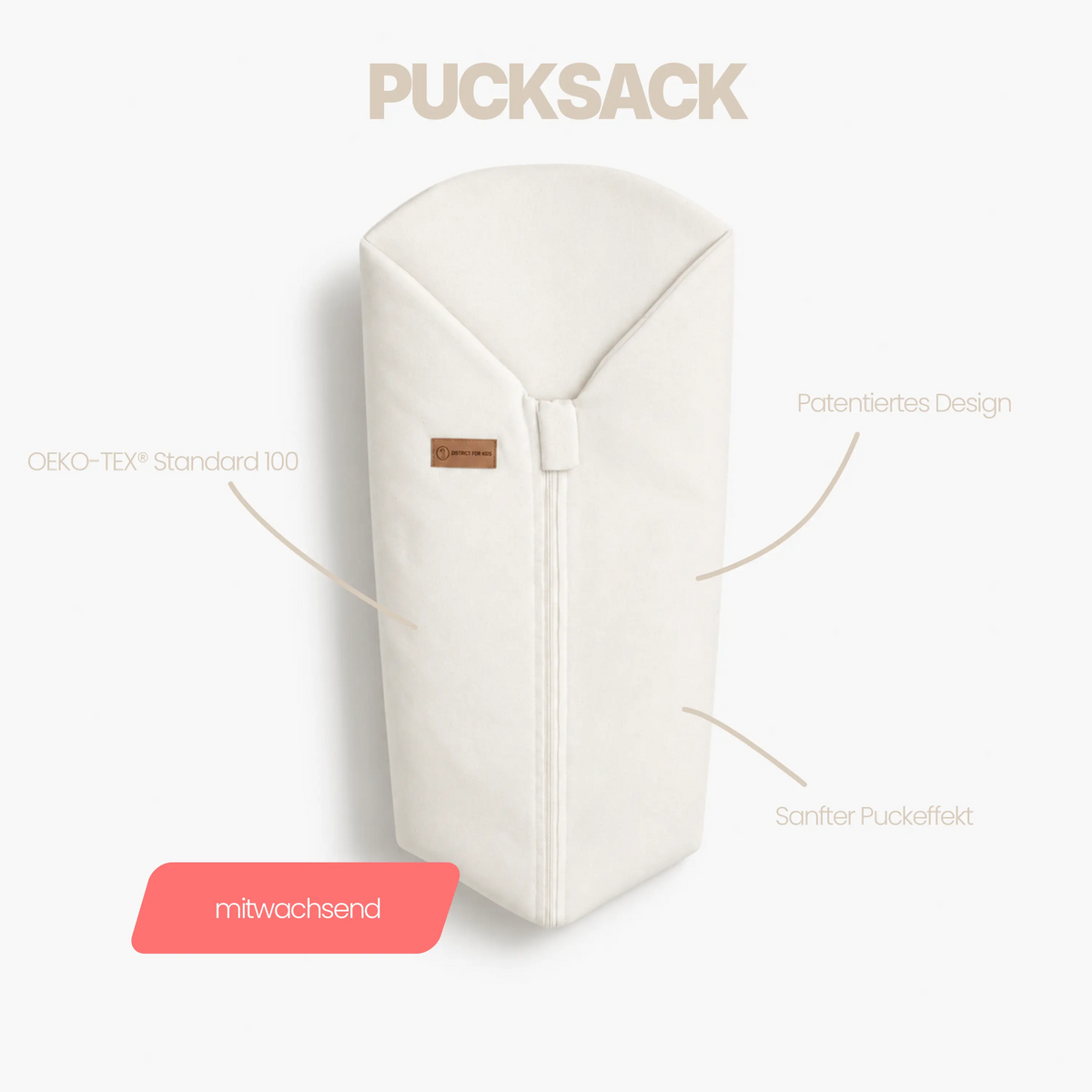Pucksack Bio-Baumwolle – 2.5 TOG Ganzjahr
