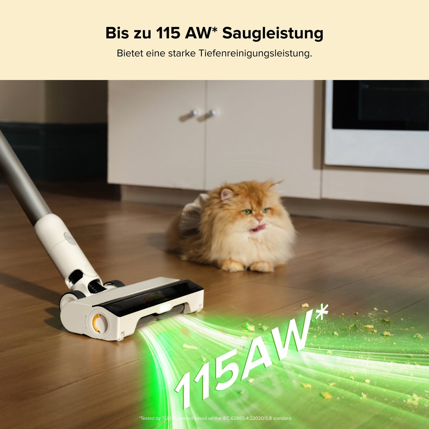 Roborock H60 Hub Akku-Staubsauger mit Absaugstation