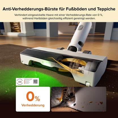Roborock H60 Hub Akku-Staubsauger mit Absaugstation