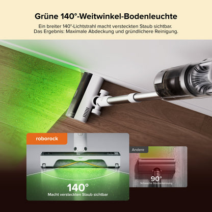 Roborock H60 Hub Akku-Staubsauger mit Absaugstation