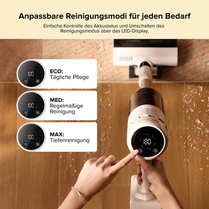 Roborock H60 Hub Akku-Staubsauger mit Absaugstation