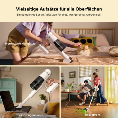 Roborock H60 Hub Akku-Staubsauger mit Absaugstation