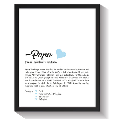 Definition Poster, Kunstdrucke & Worterklärung auf DIN A4 Premium-Foto-Papier