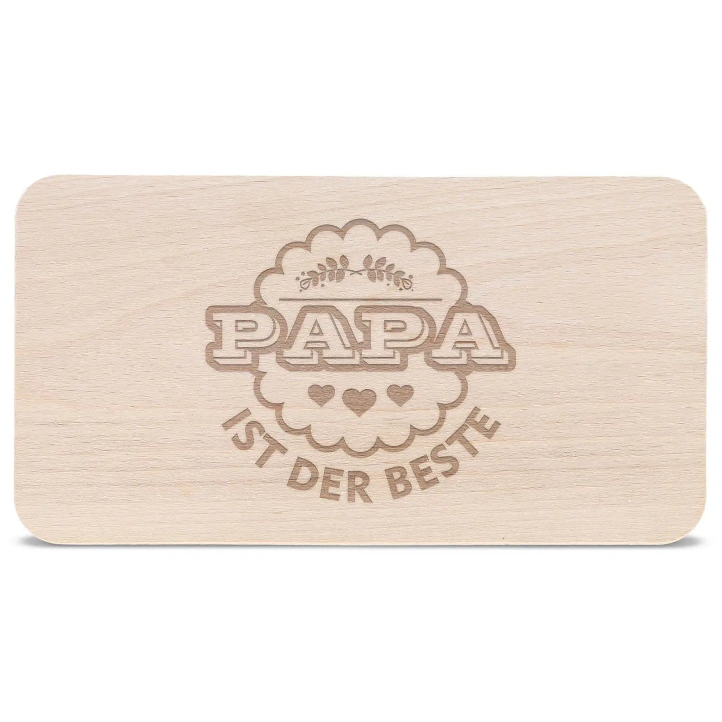 Schneidebrett Frühstücksbrettchen "Papa ist der Beste"