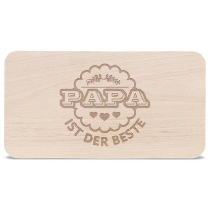 Schneidebrett Frühstücksbrettchen "Papa ist der Beste"
