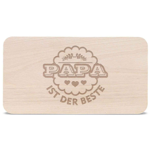 Schneidebrett Frühstücksbrettchen "Papa ist der Beste"