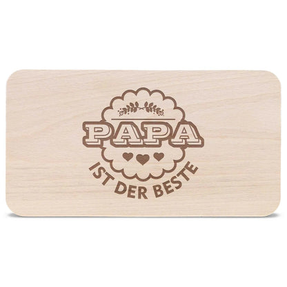 Frühstücksbrettchen Mama + Papa sind die Besten im Set