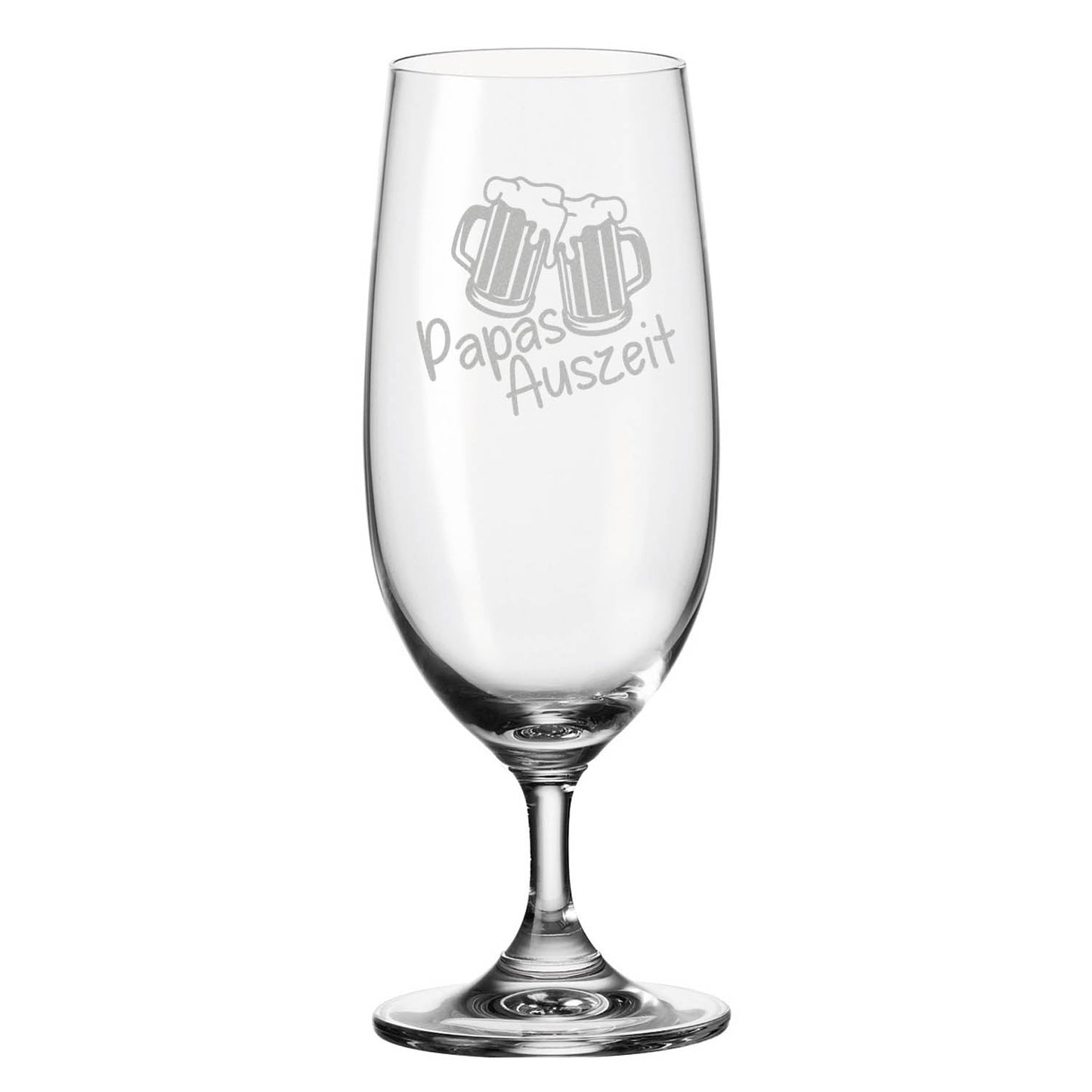 Leonardo Bierglas mit Gravur "Papas Auszeit"