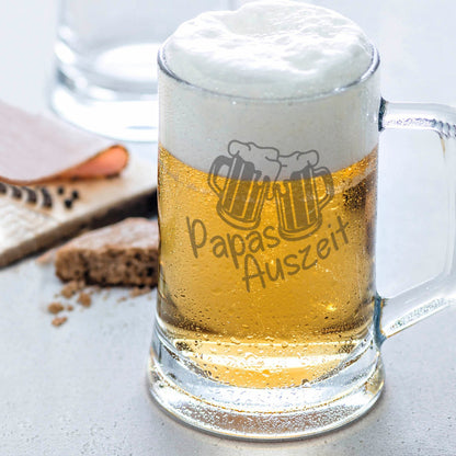 Montana Bierkrug mit Gravur "Papas Auszeit"