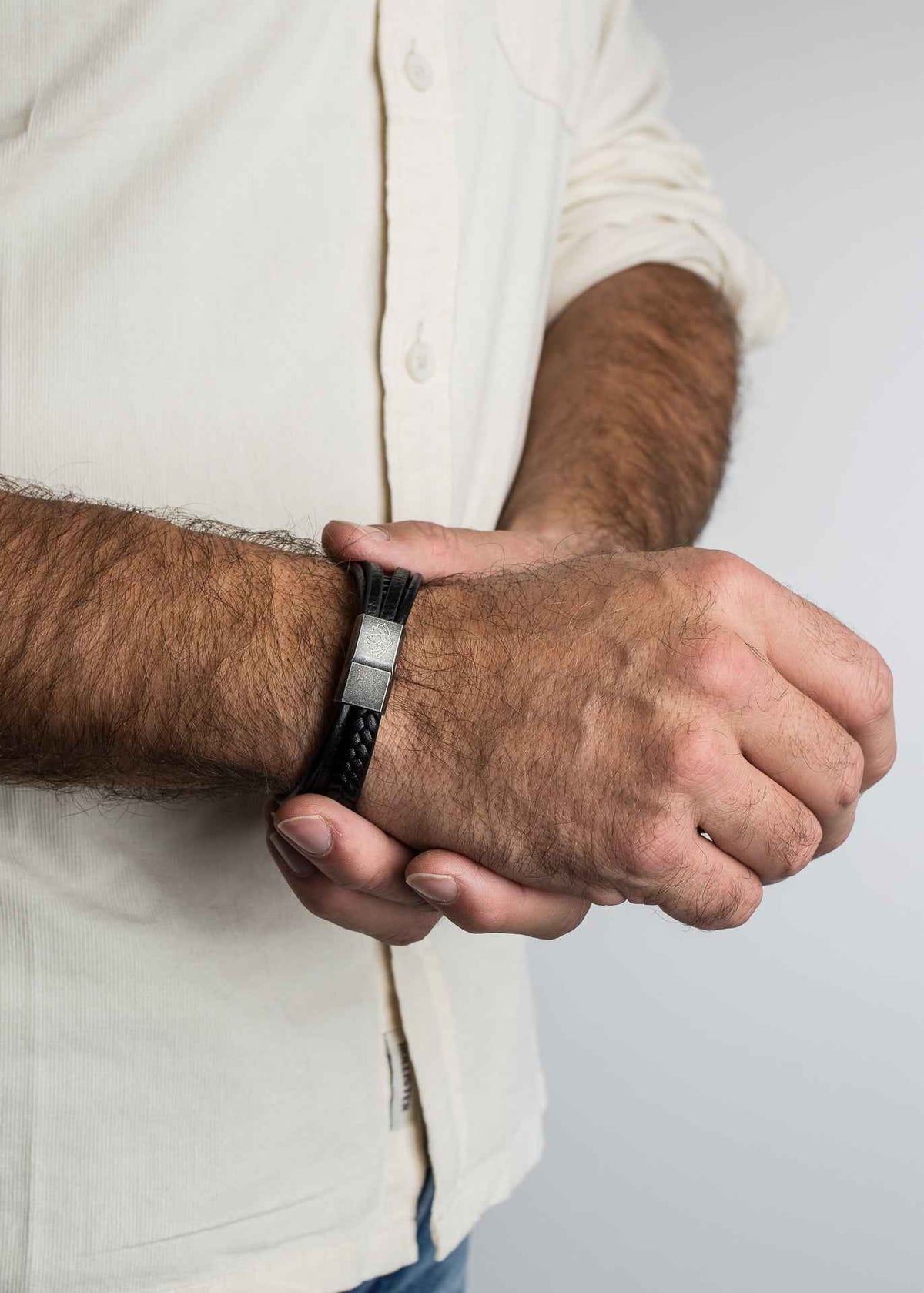 Pax Bracelet Silver - Black